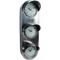 Pacific Lifestyle Antique Silver Traffic Light Design Wall Clock