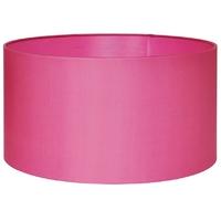 Pacific Lifestyle 40cm Pink Silk Cylinder Drum Shade