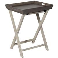 Pacific Lifestyle Canterbury Vintage Sand Mango Wood Tray Table