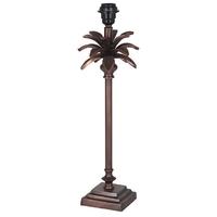 Pacific Lifestyle Antique Copper Palm Tree Table Lamp