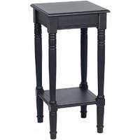 Pacific Lifestyle Mackintosh Distressed Black Pine Wood Square Accent Table