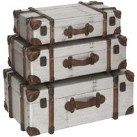 Pacific Lifestyle Eton Aluminium Effect Storage Chests (Set of 3)