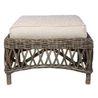 pacific lifestyle phuket grey kooboo footstool excluding cushion