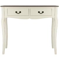 pacific lifestyle provencale antique white console table