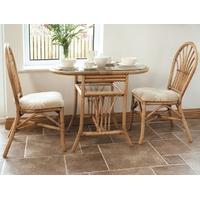 pacific lifestyle durban oak wash round dining dining set excluding gl ...