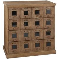 pacific lifestyle columbus fir wood and mdf 5 drawer unit