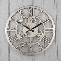 Pacific Lifestyle Nickel Cog Design Round Wall Clock