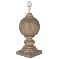 Pacific Lifestyle Wooden Table Lamp in Bleached Mango
