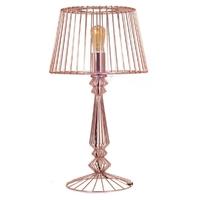 pacific lifestyle shiny copper metal wire table lamp