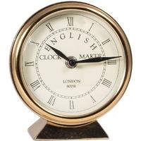 Pacific Lifestyle Antique Brass Round Table Clock