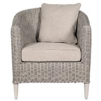 pacific lifestyle havana white wash chair excluding cushion