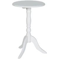 Pacific Lifestyle Heritage Ivory Wood Round Pedestal Table