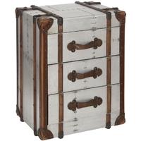 Pacific Lifestyle Eton Aluminium Effect 3 Drawer Cabinet