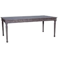 Pacific Lifestyle Clarence Weathered Vintage Mango Wood Ob Dining Table