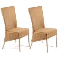 pacific lifestyle newton lloyd loom slope skirt dining chair with wove ...