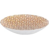 Pacific Lifestyle Amber Patina Glass Bowl Large (Set of 4)