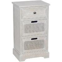 pacific lifestyle prestbury slate grey pine wood 3 drawer unit