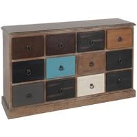 Pacific Lifestyle Loft Natural Drift Wood 12 Drawer Unit