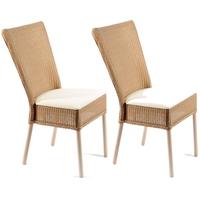 pacific lifestyle cromwell lloyd loom dining chair with cushion pad pa ...