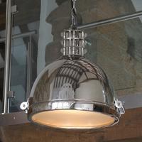 Pacific Lifestyle Nickel Elec Pendant with Frosted Clear Glass