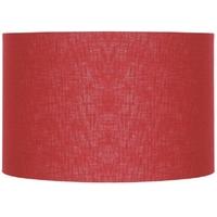 Pacific Lifestyle 30cm Redcurrant Double Lined Linen Drum Shade