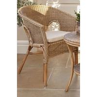 Pacific Lifestyle Oak Wash Boston Bistro Chair Excluding Cushion (Pair)