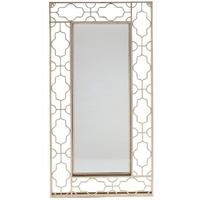 Pacific Lifestyle Antique Gold Metal Openwork Design Wall Mirror