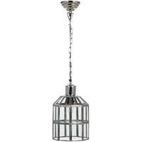Pacific Lifestyle Metal and Glass Lantern Electrified Pendant