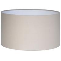 Pacific Lifestyle 25cm Taupe Poly Cotton Cylinder Drum Shade