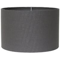 pacific lifestyle 45cm grey double lined linen drum shade