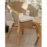 Pacific Lifestyle Countess Bistro Natural Seagrass Chair Excluding Cushion