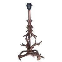 Pacific Lifestyle Antique Copper Antler Table Lamp