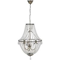 Pacific Lifestyle Large Beaded Electrified Chandelier