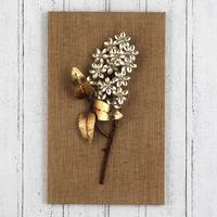 Pacific Lifestyle Single Flower Design Oblong Linen Wall Canvas