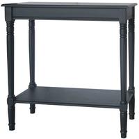 Pacific Lifestyle Mackintosh Distressed Black Pine Wood Oblong Console Table