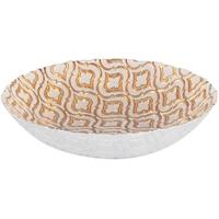 pacific lifestyle amber patina glass bowl small set of 6