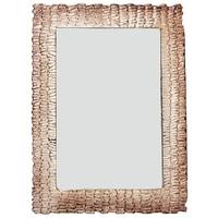 Pacific Lifestyle Vintage Sand Mango Wood Oblong Wall Mirror