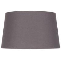 pacific lifestyle 40cm grey handloom tapered cylinder shade