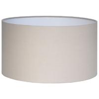 Pacific Lifestyle 30cm Taupe Poly Cotton Cylinder Drum Shade