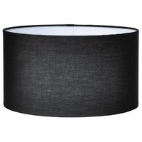 Pacific Lifestyle 35cm Black Poly Cotton Cylinder Drum Shade