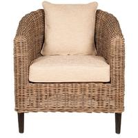 pacific lifestyle tuscany grey kubu tub chair excluding cushion