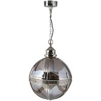 Pacific Lifestyle Nickel with Smoke Glass Electrified Pendant