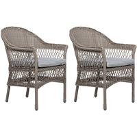 Pacific Lifestyle Torino Natural Stone Bistro Chair (Pair)