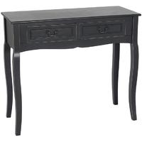 Pacific Lifestyle Mackintosh Distressed Black Wood Console Table