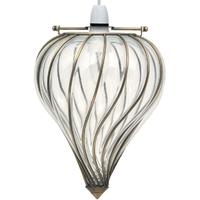 Pacific Lifestyle Glass Windsock In Ant Brass Easy Fit Pendant