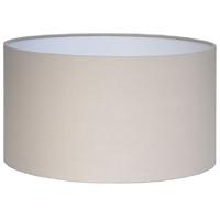 Pacific Lifestyle 35cm Taupe Poly Cotton Cylinder Drum Shade