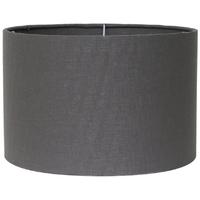 pacific lifestyle 30cm grey double lined linen drum shade