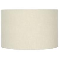 Pacific Lifestyle 40cm Cream Double Lined Linen Drum Shade