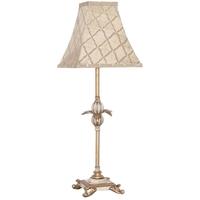 pacific lifestyle gold with cream resin and polysilk table lamp comple ...