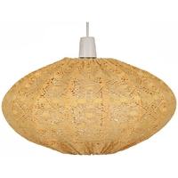 Pacific Lifestyle Mustard Oval Crochet Easy Fit Pendant